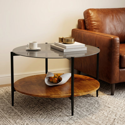 Table basse à double couche