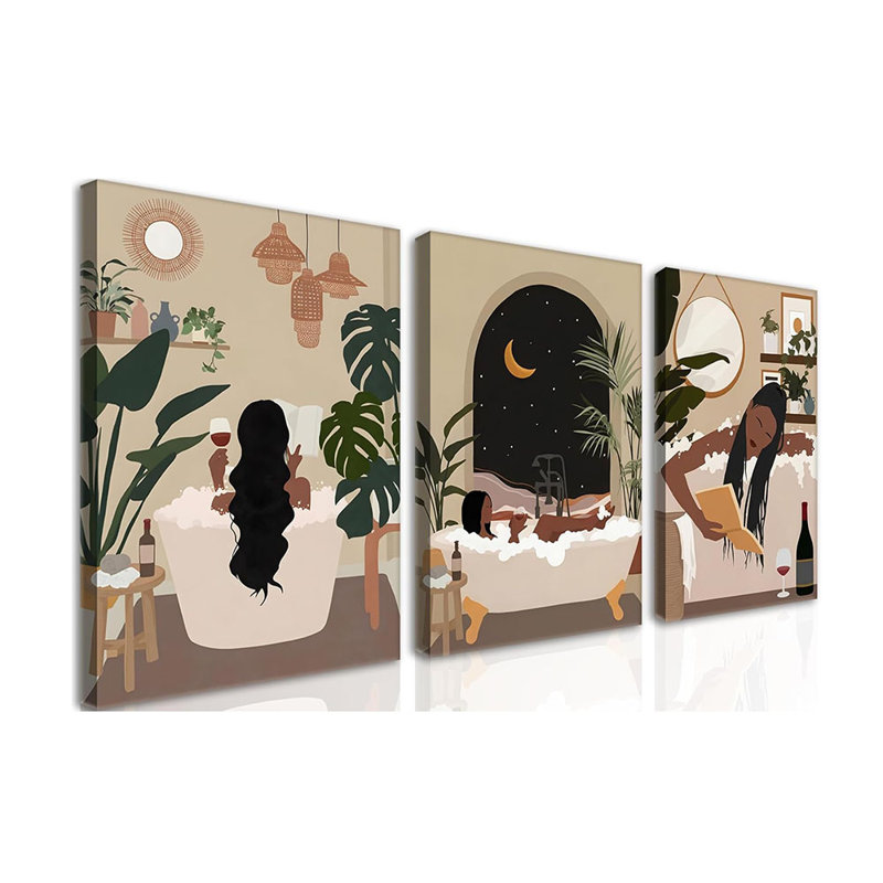 3 Piece Wrapped Canvas Print