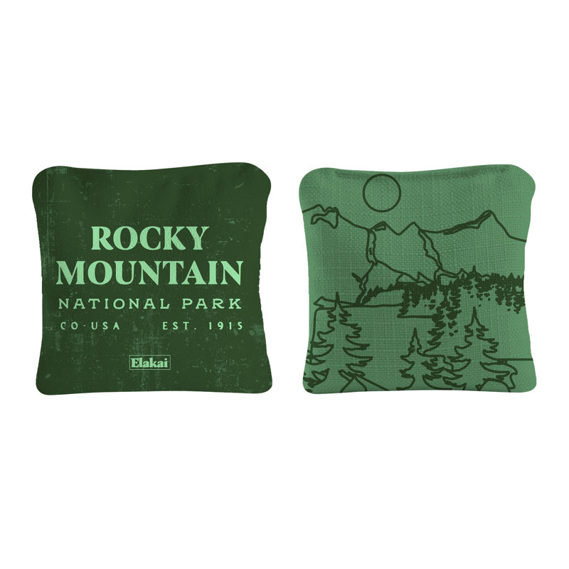 Durasuede Rocky Mountain National Park, H 4 po x l 4 po x P 0,5 po, Vert