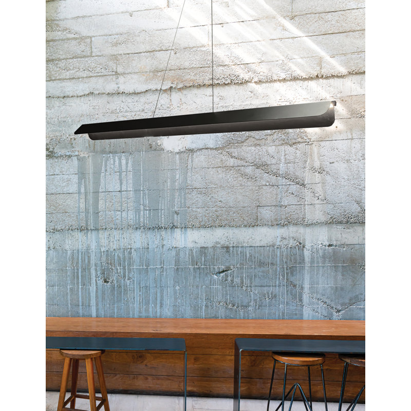 Luminaire suspendu Pamelyn, 30 W, noir mat, ombre