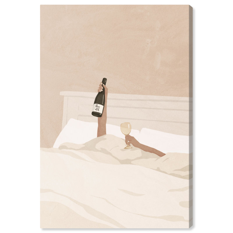 Impression sur toile «I Toast For You» par Oliver Gal, Drinks and Spirits, H 36 po x l 24 po x P 1,5 po, Toile tendue