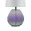 Lampe de table en verre irisé