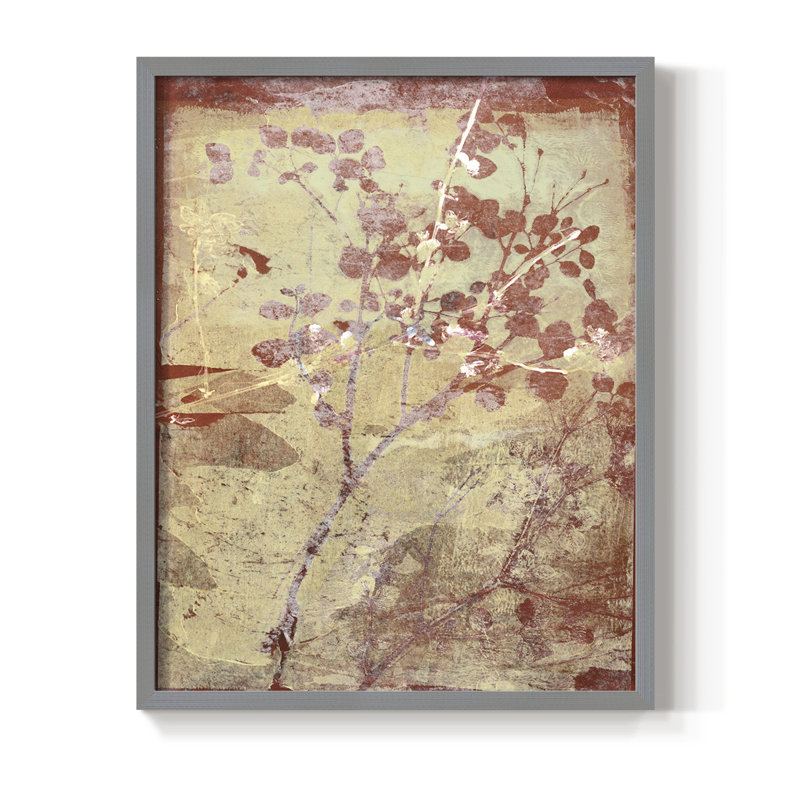 Reproduction encadrée sans cadre IV - bois massif, Gris, H 11 po x l 9 po