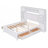 Wooden Bed With All-In-One Cabinet And Shelf-341904051