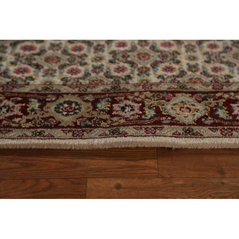 One-of-a-Kind 2'5'' X 20'2'' New Age Runner Wool Area Rug in Ivory