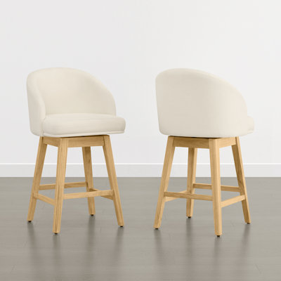 Tabourets de bar pivotants modernes de 68,3 cm (26,9 po) de hauteur comptoir