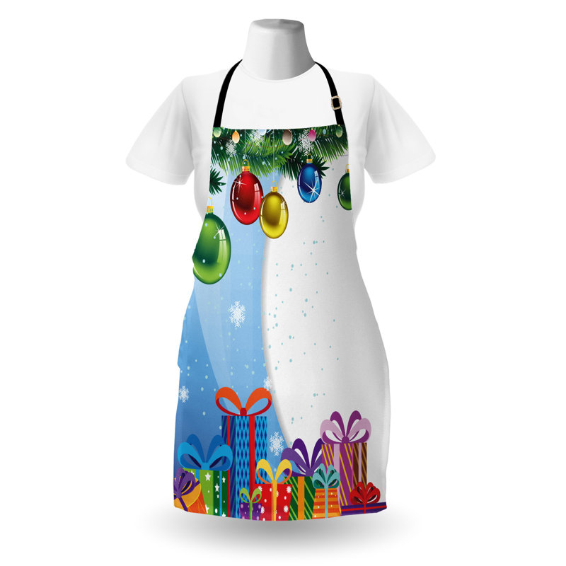 Christmas No Pattern Bib Apron