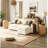 Leathia Fluted Round End Table with Storage（1 Piece）-1101560008
