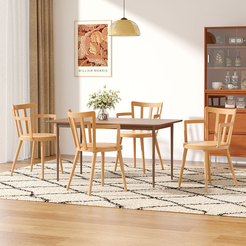 Bavaria 40cm H Armchairs Upholstered Dining Chairs, Orange
