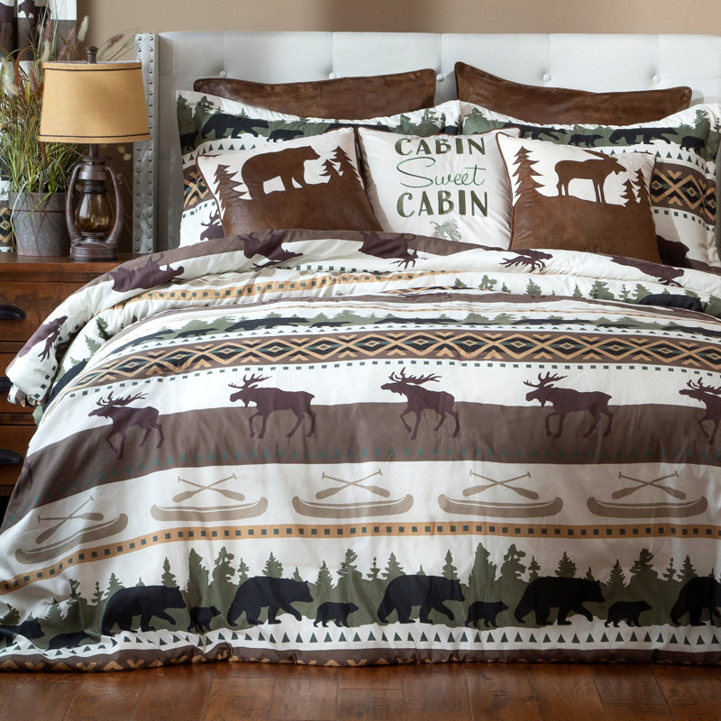 Ensemble d'édredon en polyester, Édredon pour grand lit + 2 taies décoratives sta, Blanc