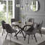 Gundolf Round Metal Base Dining Table-880138334