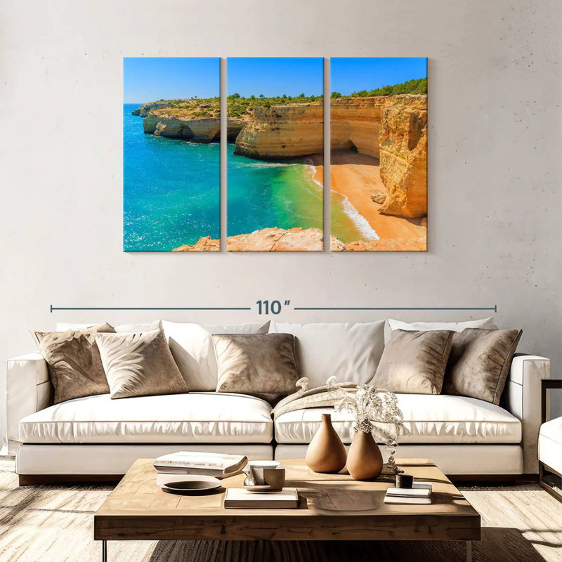 Sebbie Golden Rock Cliff, Portugal, H 48 po x l 74 po