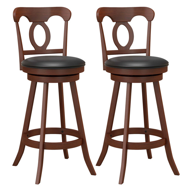 Tabouret de bar et de comptoir pivotant Cristinela, Tabouret de bar (siège d’une hauteur de 30 po)