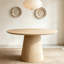 43 inch circular dining table-128929361