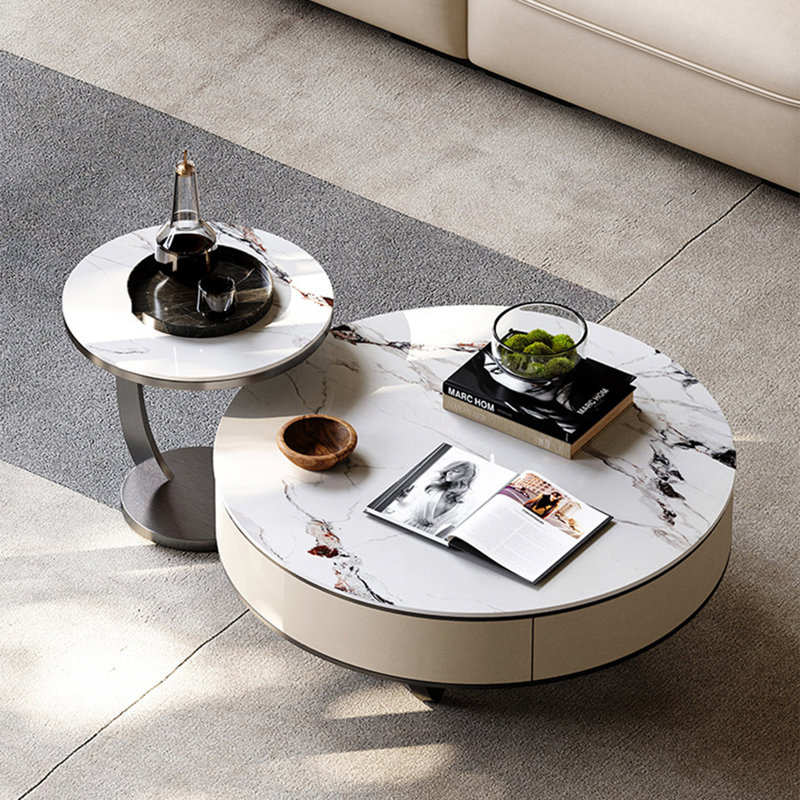 Ensemble de tables basses Light Rock, Noir titane