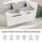 48" Wall Mounted Double Bathroom Vanity with Resin Top-1755773523