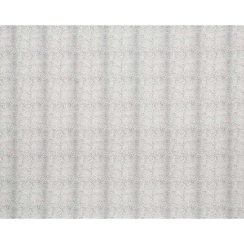 Mini Leopard Outdoor Fabric, Charcoal