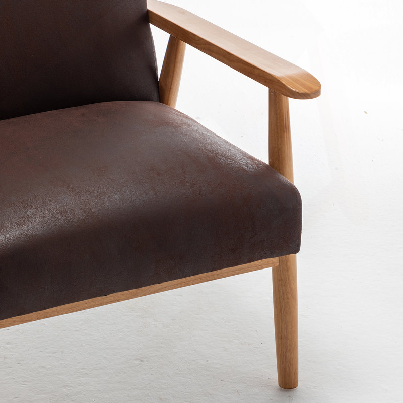 Fauteuil classique classique de style Mid-Century avec un savoir-faire exquis, idéal pour diverses pièces afin d'améliorer le confort et le style