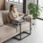 20.5'' End Table Set of 2, C-Shaped Side Table, Snack Tray & Nightstand for Small Space, Space-Saving Accent Table for Couch Sofa, Living Room, Bedroom, Bedside, Recliner, Balcony-248126201
