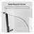 43 in. W * 58 in. H Frameless Folding Shower Doors for Bathtub, 1/4" (6mm) Thick SGCC Tempered Glass Door, Bathroom Pivot Tub Glass Door-112318553