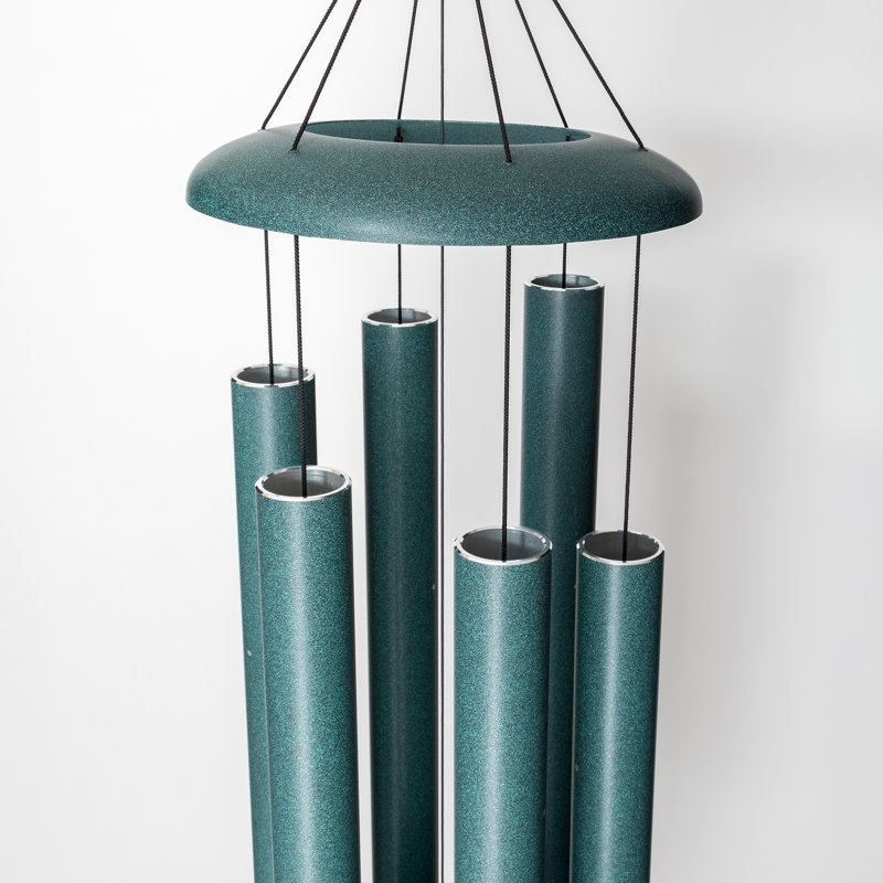 78-Inch Green Aluminum Outdoor Wind Chime