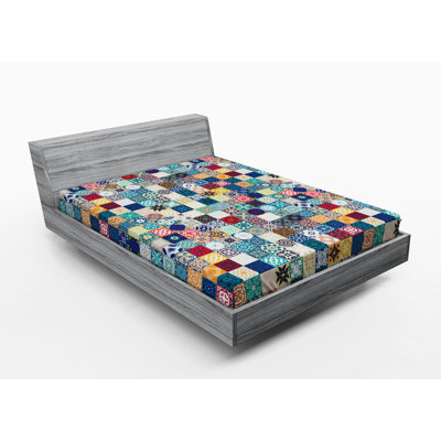 Microfiber Patchwork Fitted Sheet
