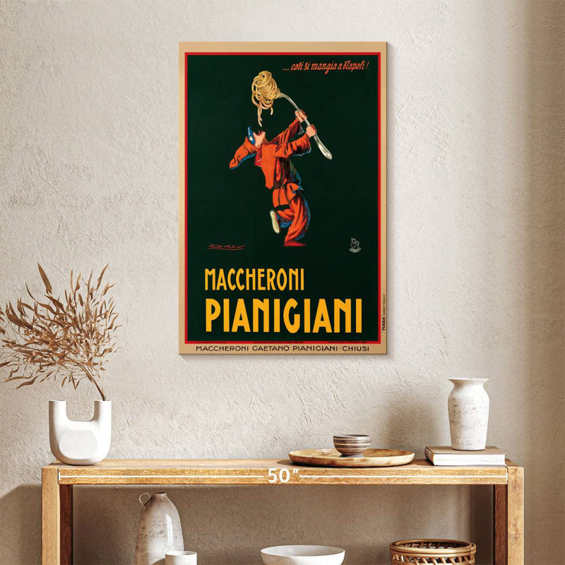 Maccheroni Pianigiani 1922, 36" H x 24" W