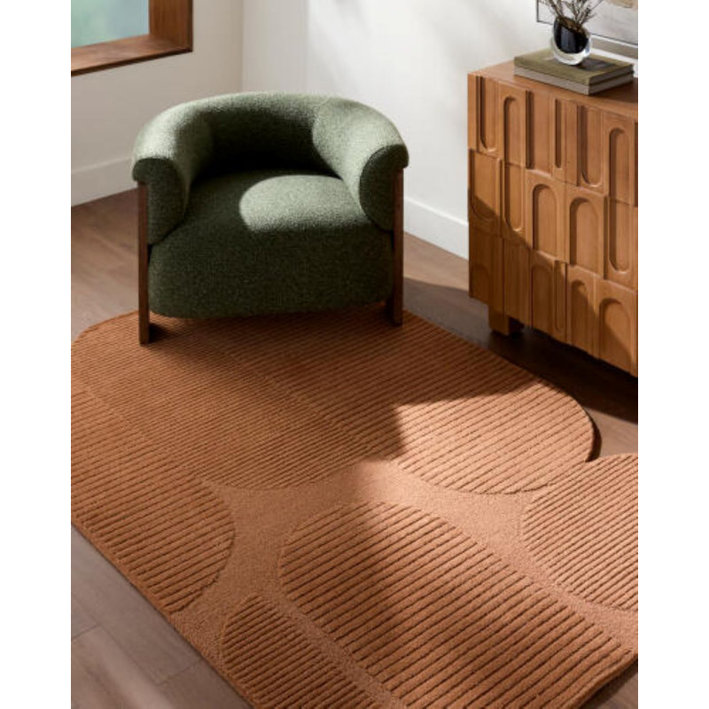 Tate Hand Tufted Indoor Area Rug, Rectangle 5' x 7'6"