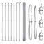 Vidaxl Fence With Posts Steel-116797977-116797987