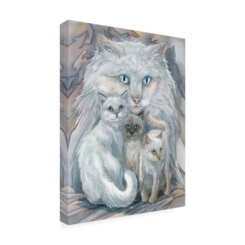 Art mural sur toile tendue - «Soul Friends» de Jody Bergsma pour décoration de salon, de chambre à coucher ou de bureau - 24 x 32