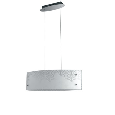 Hartsfield 1 - Light Silver LED Unique/Statement Pendant