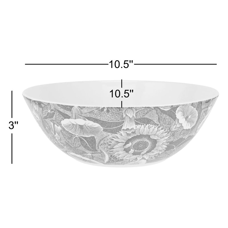 Spode Blue Room Salad Bowl 10.5" Sunflower