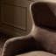 Mardell Swivel Chair-Nubuck Cigar