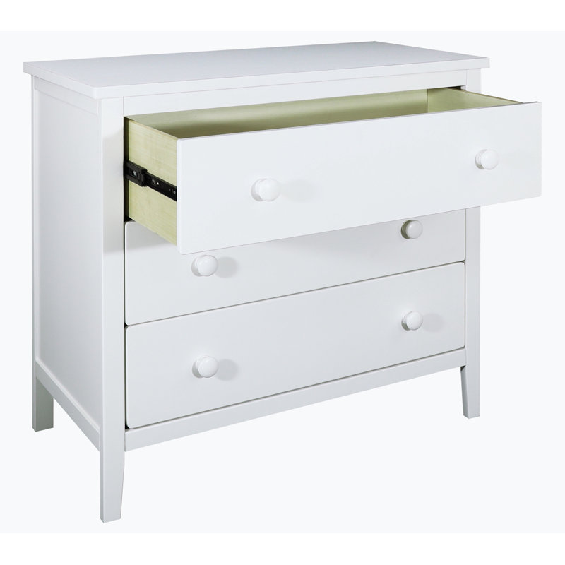 Commode 3 tiroirs, Blanc