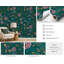 Rouleau de papier peint auto-adhésif L 10 pi x l 24 po Pine and Birds