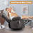 37.4" W Massage Heater Recliner, 360° Swivel, 30° Rocker, Cup Holders, USB Port-535146692