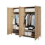 Delancy 4 Door Manufactured Wood Wardrobe