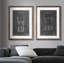 «Barware Blueprint I» par Antonyus Bunjamin (Abe) - ensemble de 2 reproductions d'art encadrées-921232694-921232699-859345217