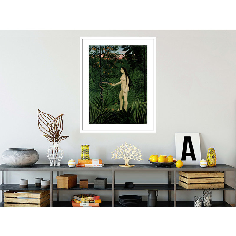 «Eve» par Henri Rousseau - Impression Giclée sur cadre, H 41,5 po x l 32,77 po