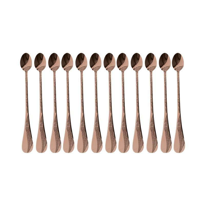 Cuillère à thé Caccia Ice - 12 pièces - Bronze, Bronze