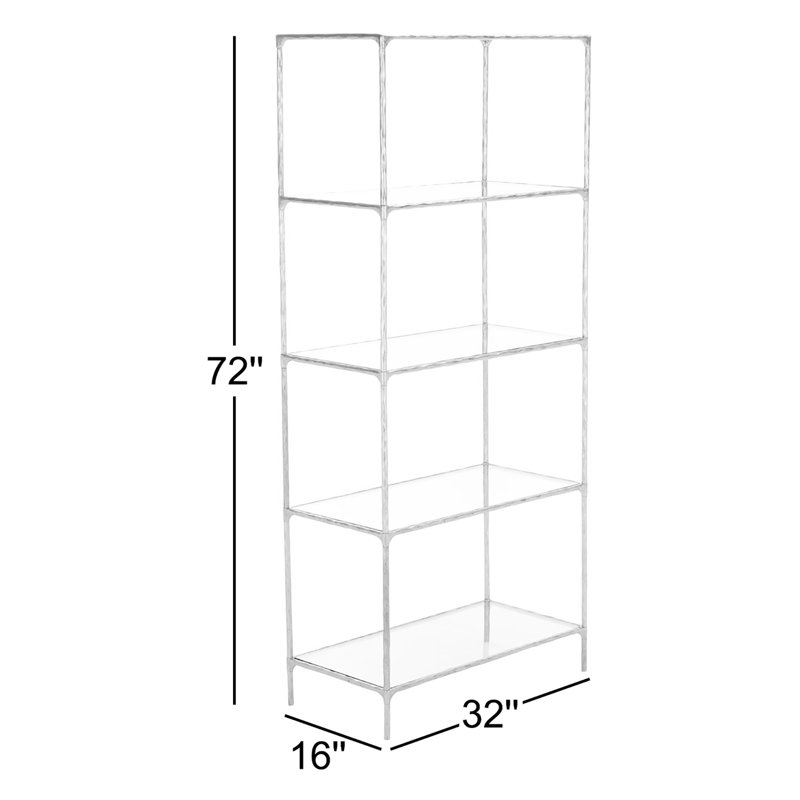 Jessa Forged Metal Bookshelf