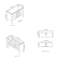 Base de meuble-lavabo de salle de bain simple 48" seulement-47812766
