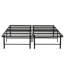 Metal Mattress Foundation Bed, Queen Size, Build For Longevity, Under Storage, Compatibility, Black Bed Frame, Durability, Supports Well, Has