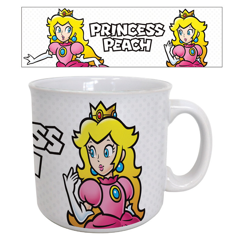Mario – Princess Peach-Name 20oz. Camper Mug