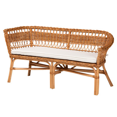 Banc en osier Charlles