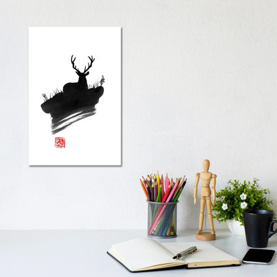 Deer by Péchane - Print on Canvas