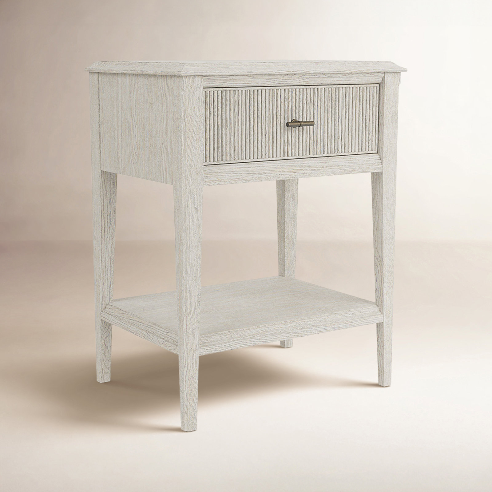 Ashwell 1-Drawer Oak Nightstand