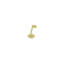 Deltana HRC175U3 Handrail Brackets, 3-1/4" Projection Light Duty in Polished Brass-11966555-11966548