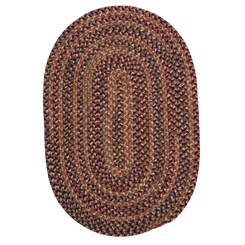 Tapis en bois de rose Entwistle, Ovale 10 pi x 13 pi