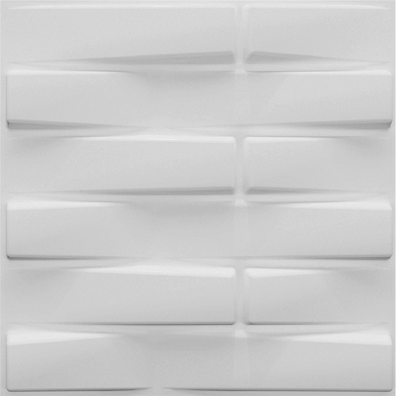 Seybert 50.04cm x 50.04cm Wood Tile in White